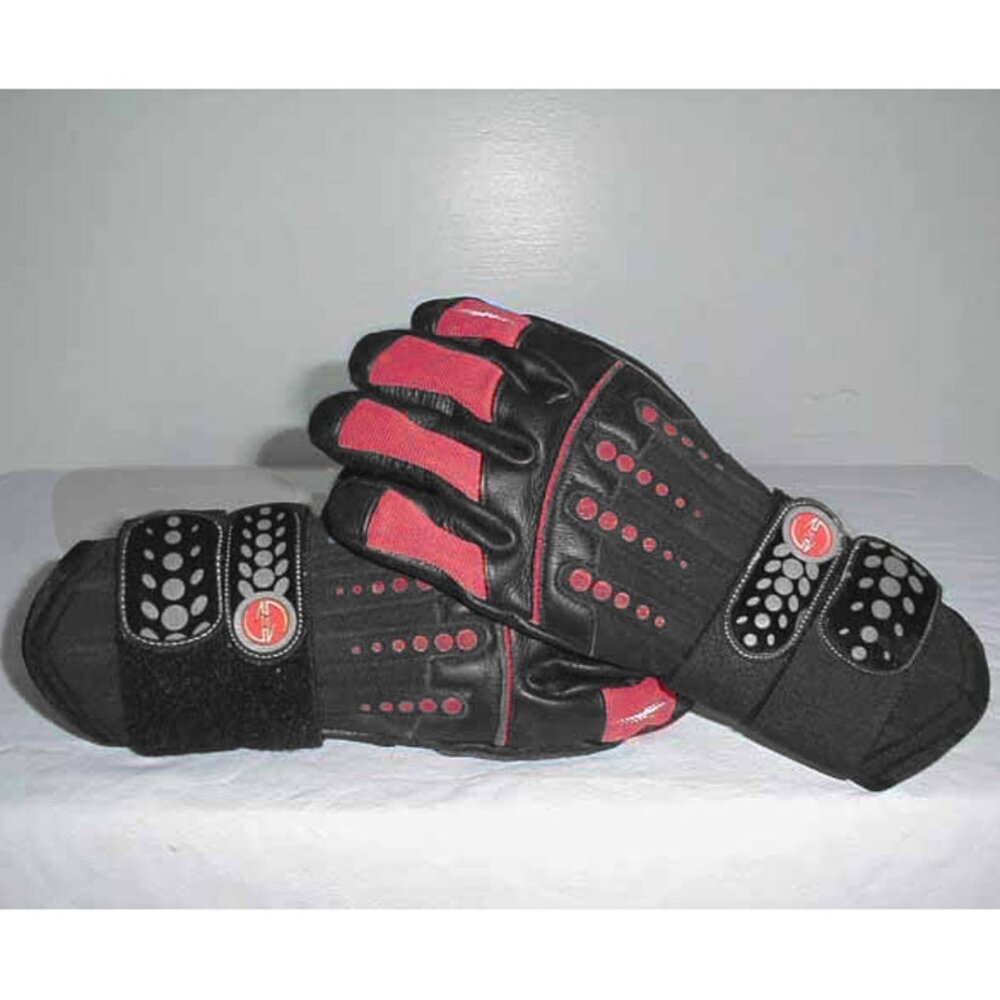 NEW Red by Burton Snowboards Kids Impact Gloves! XS Sm  Back Spines Wrist Guard